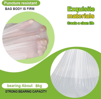SWIHELP Medium Garbage Bags 8 Gallon /30 Liter Trash Bags Wastebasket Bin