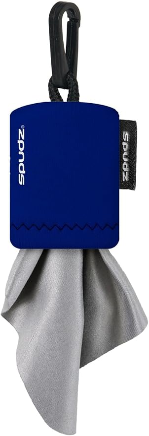 SPUDZ Ultra Microfiber Lens Cleaner – Closable Pouch, Washable –