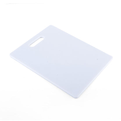 FARBERWARE Reversible Plastic Cutting Board, 8x10 Inch, White, Dishwasher Safe, Non-Porous and Durable for Chopping, Slicing, Prep, Easy to Store