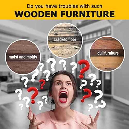 CARGEN Beeswax Furniture Wood Polish - Wood Seasoning Beeswax Oil for Wood Natural Wood Polish and Conditioner Restore A Finish 300ML.