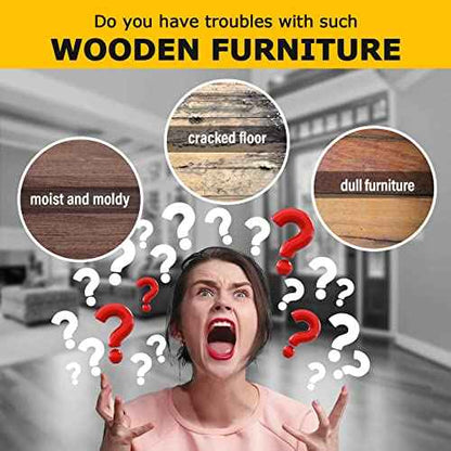 CARGEN Beeswax Furniture Wood Polish - Wood Seasoning Beeswax Oil for Wood Natural Wood Polish and Conditioner Restore A Finish 300ML.