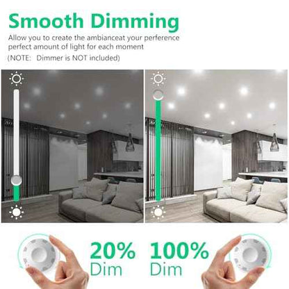 DAYBETTER 24Pack BR30 LED Light Bulbs Indoor Flood Light,65W Equivalent,Dimmable,Daylight White 5000K,800LM,E26 Base,9W LED Recessed Can Bulb for Living Room Bedroom Dining Room Bathroom