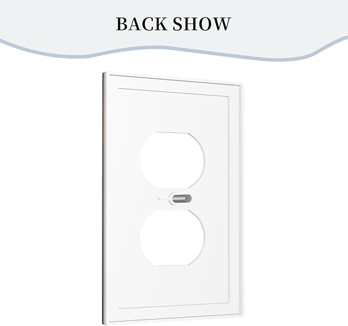 Decorative Art Light Switch Covers Nautical Rustic Star Emblem 1 Gang Single Duplex Outlet Wall Plate Switchplate Electrical Faceplate for Home Decor