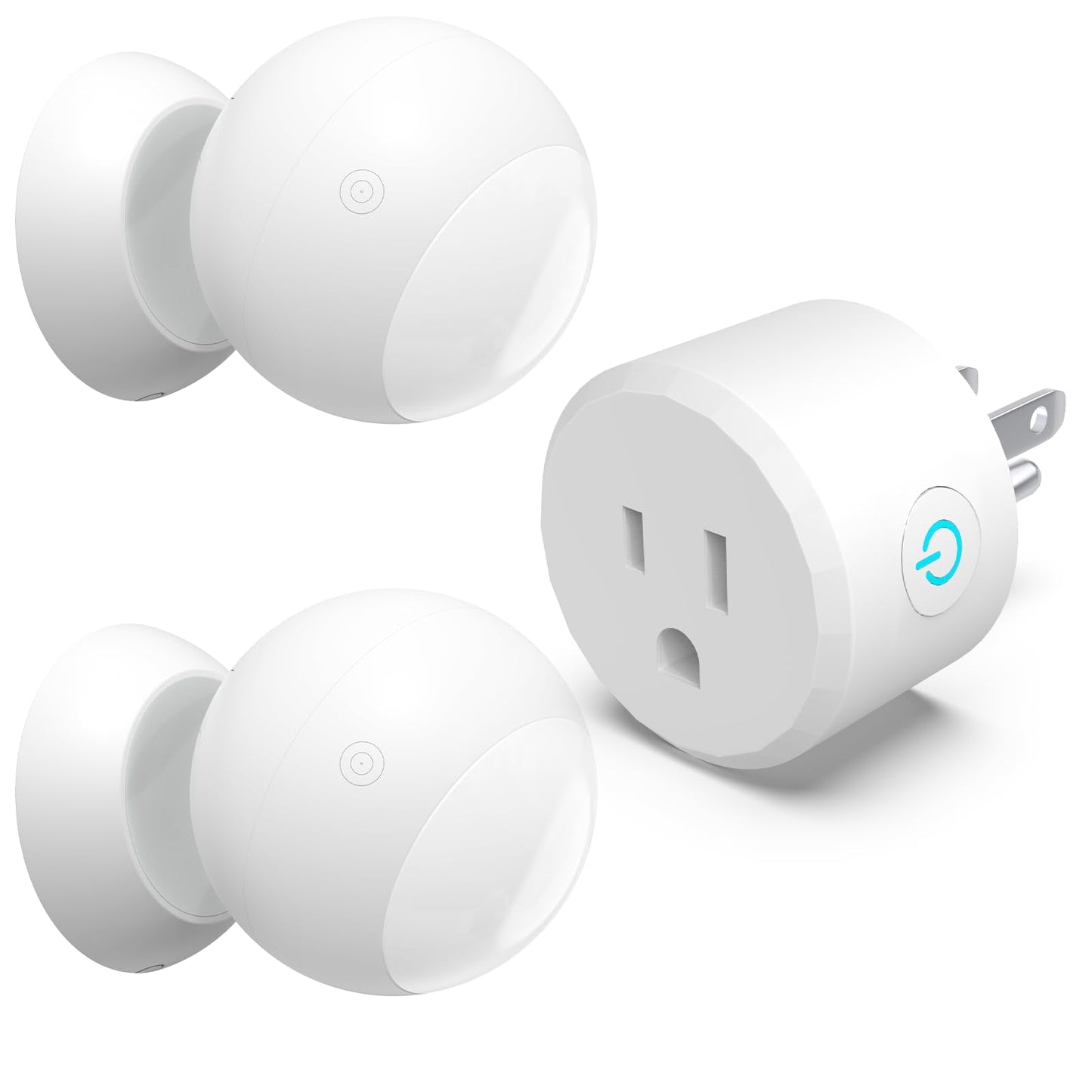 2 Pack Wireless Motion Sensor Outlet, Plug-in PIR Infrared Motion Activated Switch for Light Home Appliances Control, Motion Detector Socket for Bathroom, Garage, Laundry Room Lamps Exhaust Fan