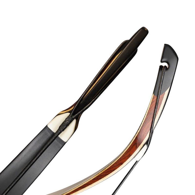 AF Archery Tatar Recurve Bow, 54" Traditional Laminated Horse Bow for Mounted Archery and Precision Shooting Longbow Left Right Hand (Oak Takedown, 35lbs)
