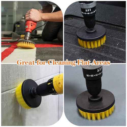 6pcs Drill Brush Attachment Set, for Tile Grout, Bathroom, Kitchen, Car Wheel, Floor, Sink, Corner