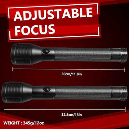 Heavy-Duty LED D Battery Flashlight (3-D)