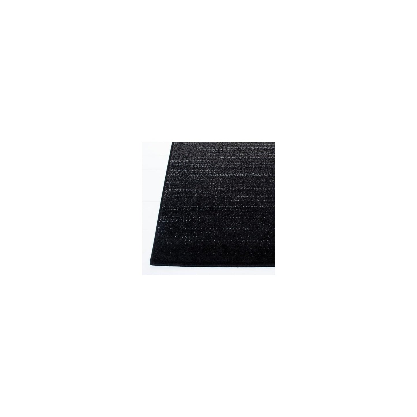 SAFAVIEH Adirondack Collection Area Rug - 4' Square, Black & Grey, Modern Design, Non-Shedding & Easy Care, Ideal for High Traffic Areas in Living Room, Bedroom (ADR183F)