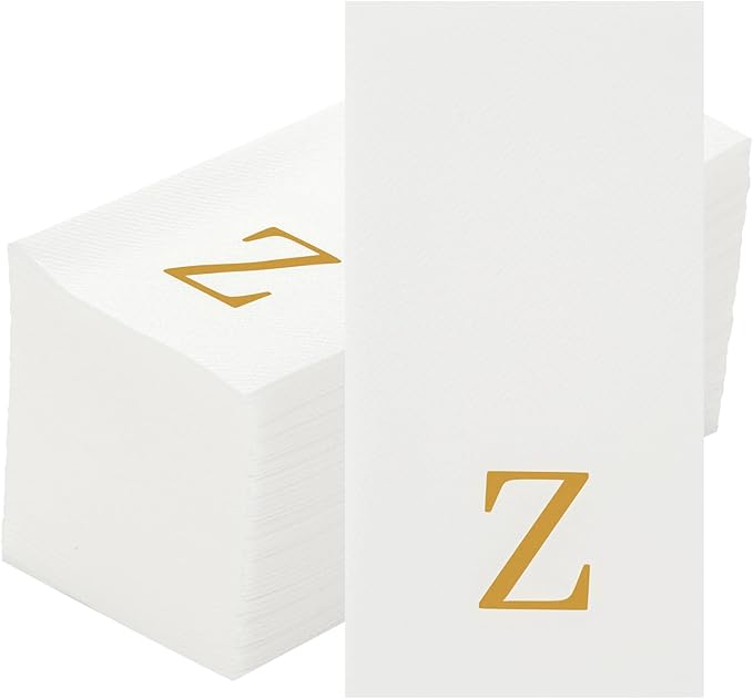 Luxenap 15.8 X 7.9 Inch Linen-Feel Guest Towels, 2000 Lettered Hand Towels