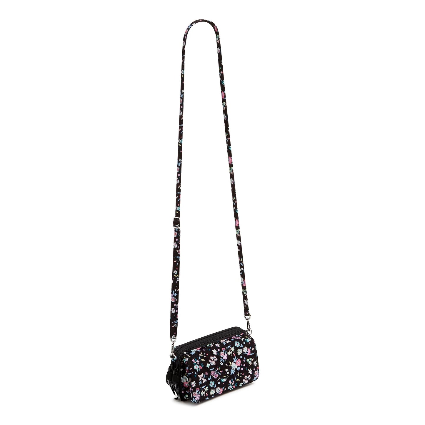 Vera Bradley Cotton All in One Crossbody Purse with RFID Protection