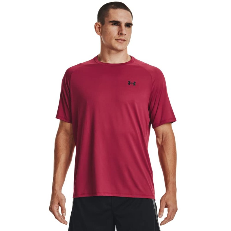 Under Armour Men's Tech 2.0 Short-Sleeve T-Shirt, Black Rose (664)/Black, Medium