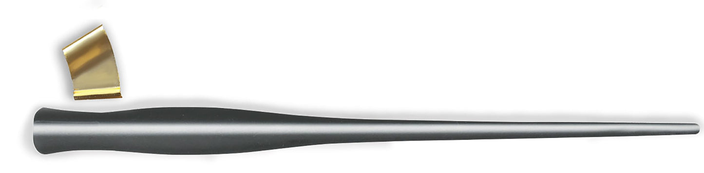 Speedball 2-In-1 Penholder, Gunmetal Pen Holder, Dip Ink, Pen Ink, Convert Holder From Straight to Oblique, Writing, Handwriting, Calligraphy, Lettering Quill, Writers, Artists, Tool, Writers Pen Set