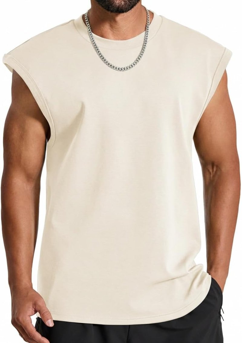 Mens Workout Tank Tops - Casual Sleeveless Gym Tee Shirt for Basketball | Loose Fit, Summer Style