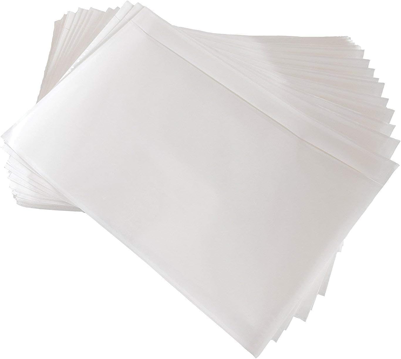 9527 Product 6" x 9" Clear Adhesive Top Loading Packing List Clear Shipping Pouches, Mailing/Shipping Label Envelopes (200 Pack)