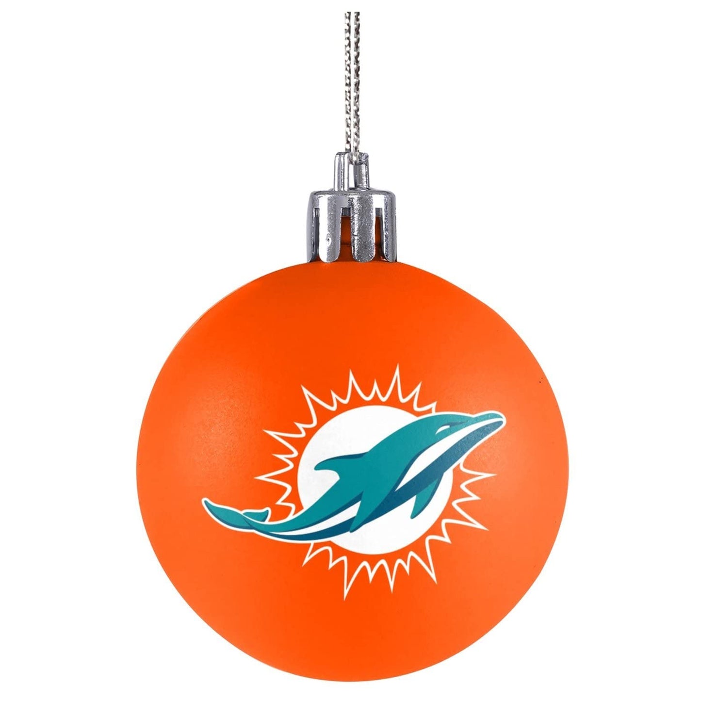 FOCO Miami Dolphins NFL 12 Pack Ball Ornament Set
