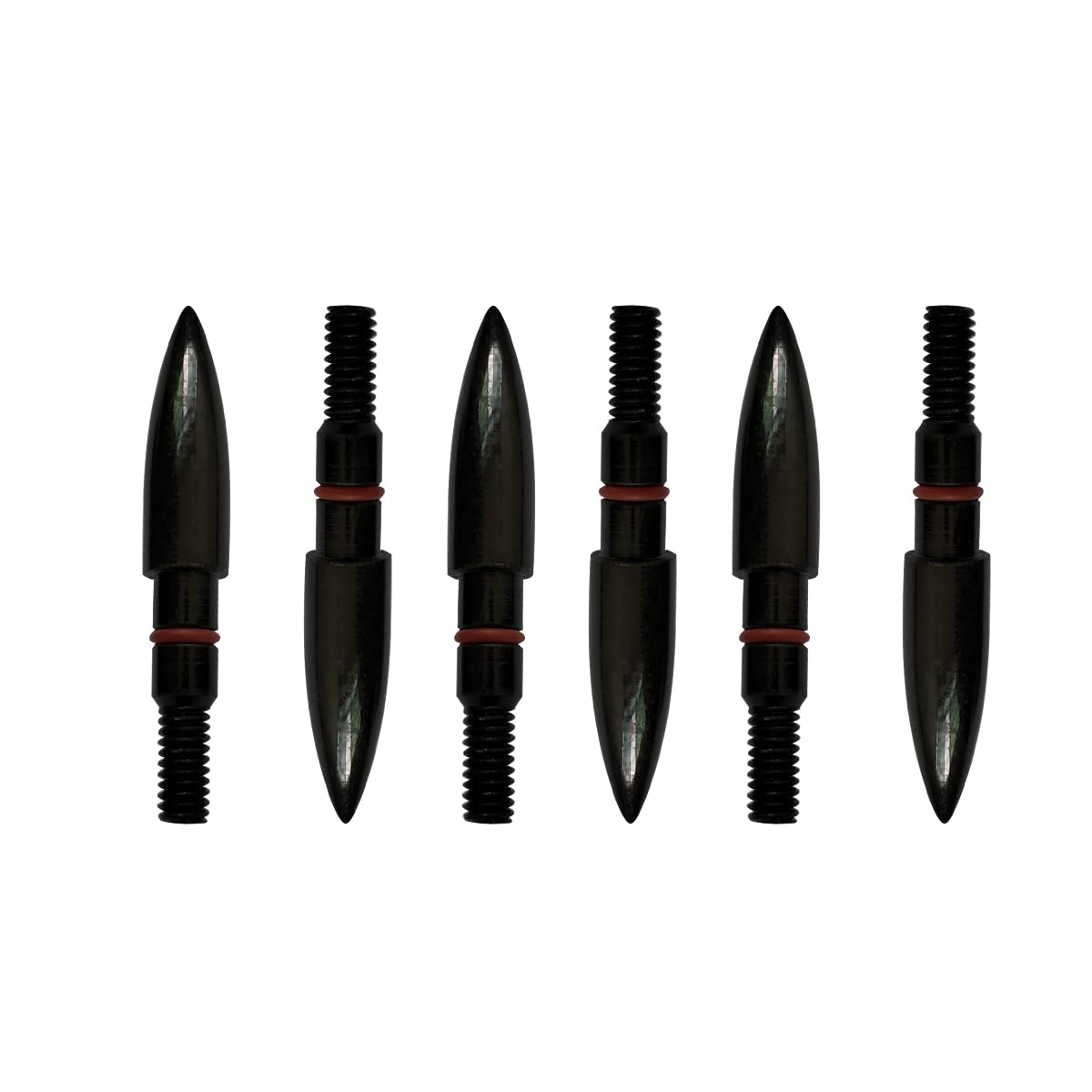 Archery Field Points 17/64 Inch 9/32 in 19/64 Inch 5/16 in (12 Pack) for Field Target Practice Shooting (A - 17/64″-100grains)