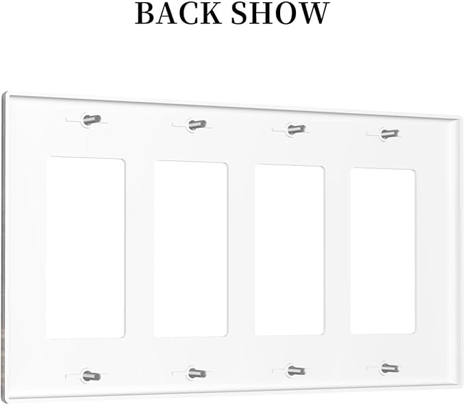 Decorative Art Light Switch Covers Sunburst Over the Wilderness 4 Gang Rocker Decora Outlet Covers Electrical Faceplate GFCI Wall Plate for Home Decor