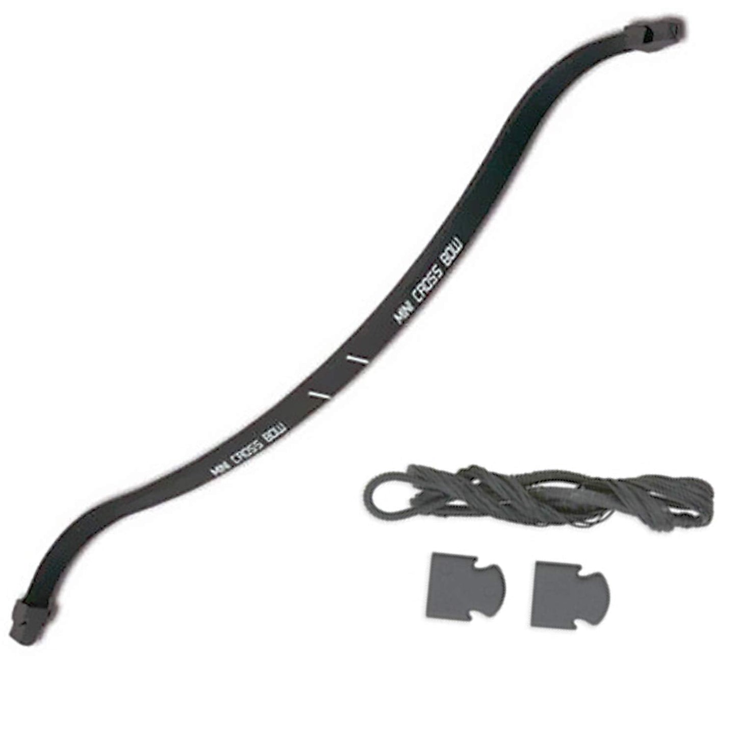 KingsArchery Crossbow Limb 80 lbs Fiberglass Bow Replacement for Hunting Crossbow + Pack of 80 lb Crossbow String and Caps Set
