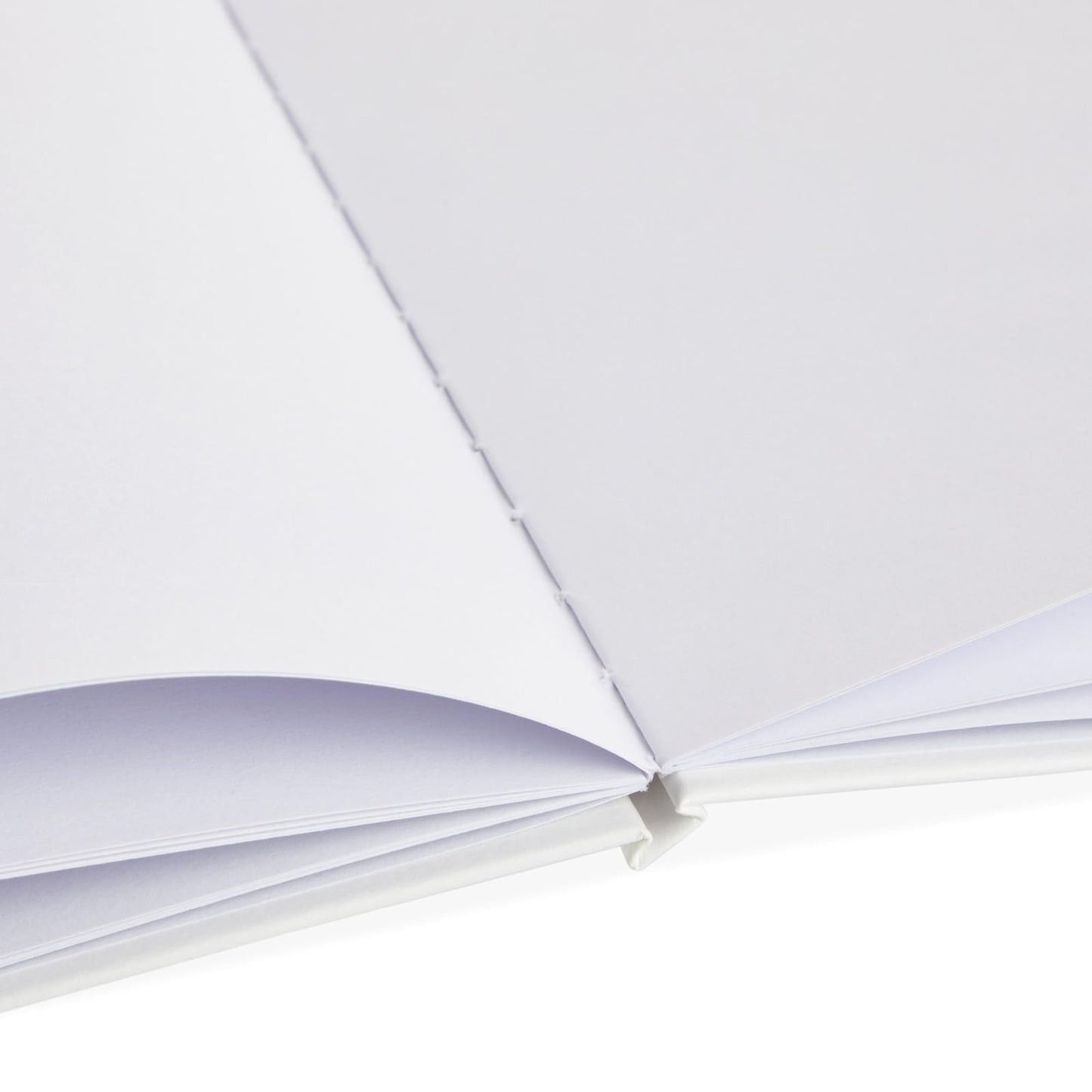 Paper Junkie Blank Books for Kids to Write Stories - 6-Pack 8.5 x 11 in White Hardcover - Unlined Sketchbooks & Writing Notebooks - Drawing Notebook & Blank Story Book