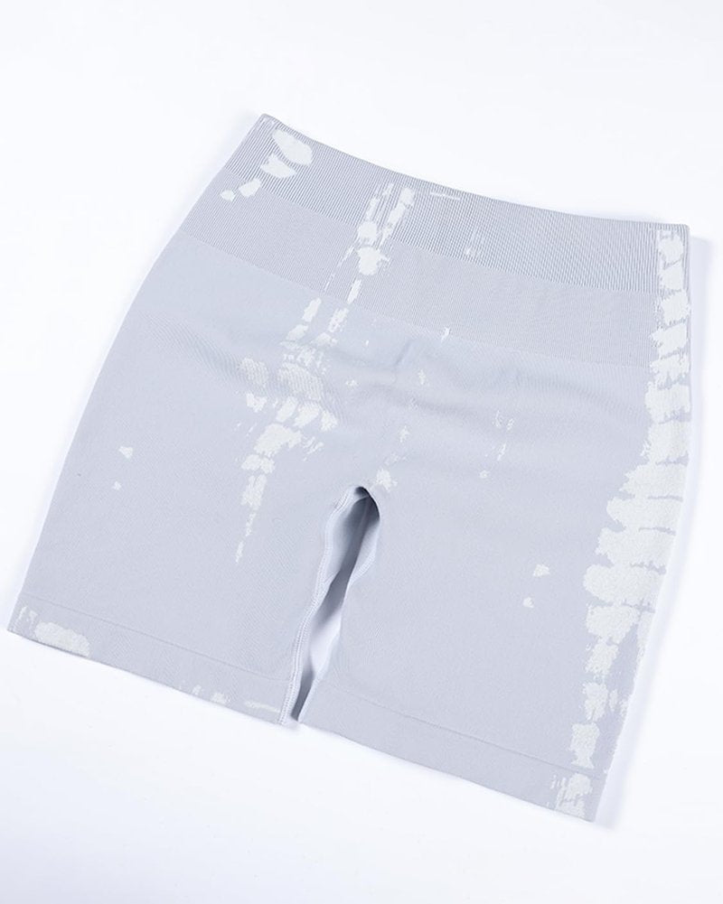 AUROLA Serpent Seamless Scrunch Workout Shorts for Women,Tummy Control Squat Proof Ribbed Thick Active Gym Short