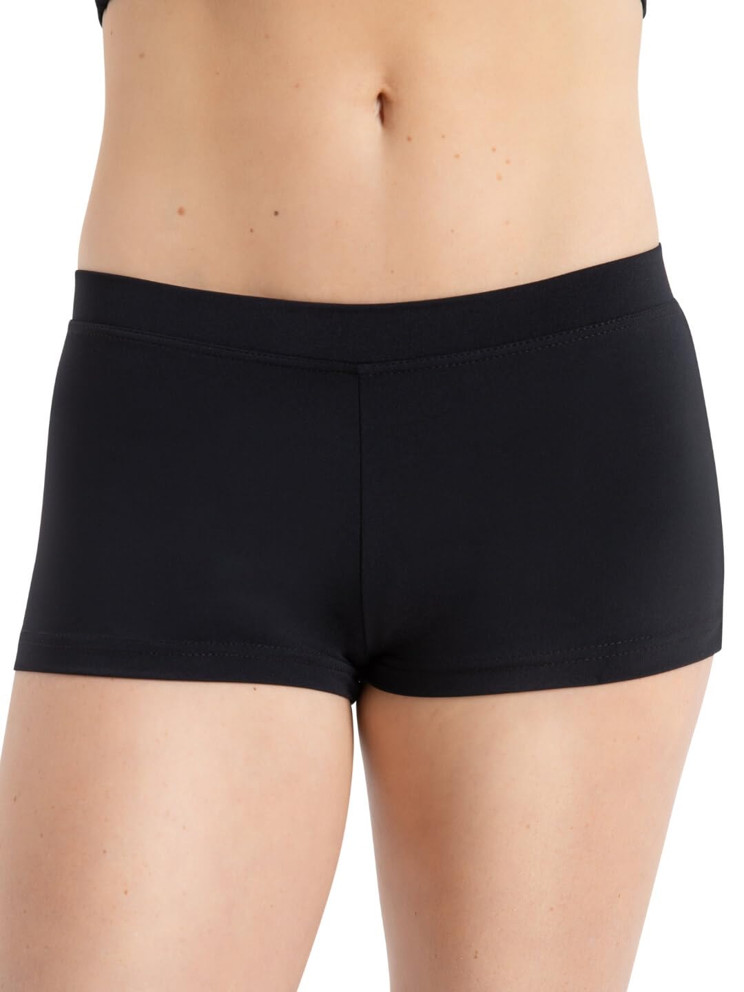 Capezio Women's Low Rise Boy Cut Short,Black,Small