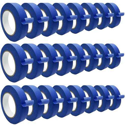 Blue Masking Tape, Painters Tape, Painting Tape (1442.4yd=0.94IN*60.1yd*24), Original Multi-Surface Easy Removal Paint Tape with Medium Adhesive Backing for Indoor Outdoor Use, 24 Rolls