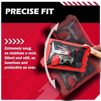 Precision-Cut EVA Foam Insert for Router Storage | Fits Packout Organizer for Milwaukee 2723-20 | EVA Foam Insert with Accessory Slots | (Tool/Tool Box Not Included)