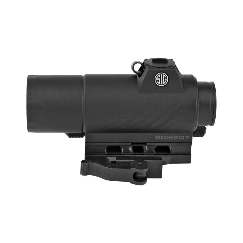Sig Sauer ROMEO7 1x30mm Durable Aluminum Waterproof Fogproof Closed Full Size 2 MOA Red Dot Sight