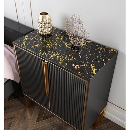 LACHEERY Luxury Black and Gold Wallpaper Peel and Stick Modern Marble Wallpaper for Walls Countertops Waterproof Contact Paper Black Marble Countertop Peel and Stick Removable Wall Paper 15.8"x80"