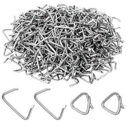 470Pcs Hog Rings, 3/4" Galvanized Hog Rings Upholstery, Hog Ring kit, Hog Ring for Furniture Upholstery, Auto Upholstery, Animal Pet Cages, Sausage Casings, Fencing
