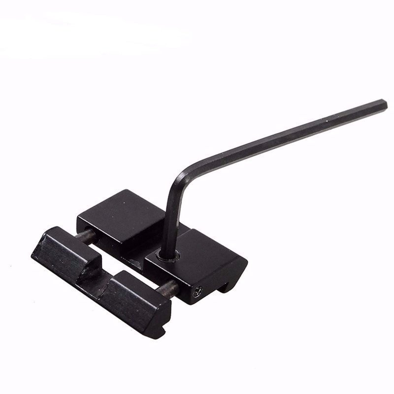 HAIYANG 2pcs Scope Mount Rail Adjustable Adapter 20mm Picatinny to 11mm,Mini Rail convertor Aluminum Alloy Lightweight