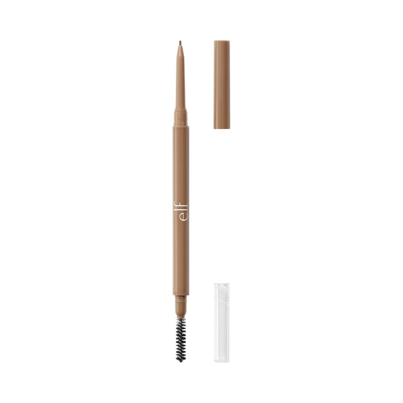 e.l.f. Micro-Fine Brow Pencil, Waterproof Brow Color & Spoolie For Shaping Brows & Creating A Feathered Natural-Looking Finish, Vegan & Cruelty-Free, Taupe