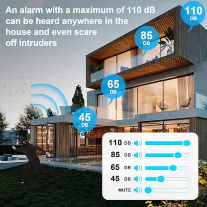 SanJie Door Chime, Wireless Door Chimes When Door Open Entry for Business/Home/Office/Store (500ft Range 26 Chimes Adjustable Volume)