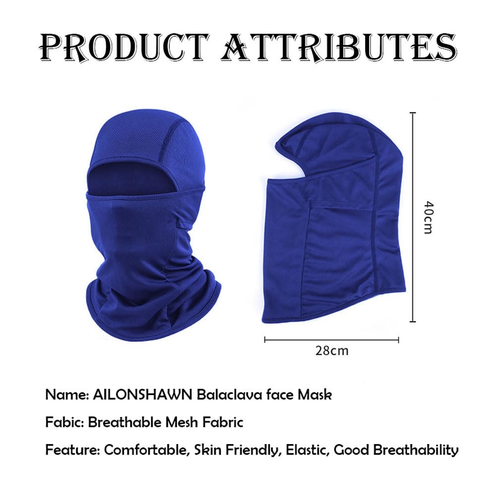 Balaclava Ski Mask for Men Full Face Mask Men Shiesty Ski Mask Women Motorcycle Helmet Head Cover Summer Sun UV Protection