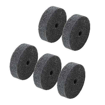 ?????? ???? 5 Pcs 3'' Fiber Buffing Wheel - 3/8'' Arbor Hole Replacement Fiber Buffing Polishing Wheels for Bench Buffer/Bench Grinder