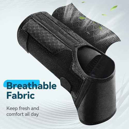 AGPTEK Ankle Brace for Women Men, Adjustable Lace-Up Ankle Support with Removable Splints for Sprained Ankle, Injury Recovery, Ankle Stabilizer Wrap for Basketball Volleyball Sports, Blue, M