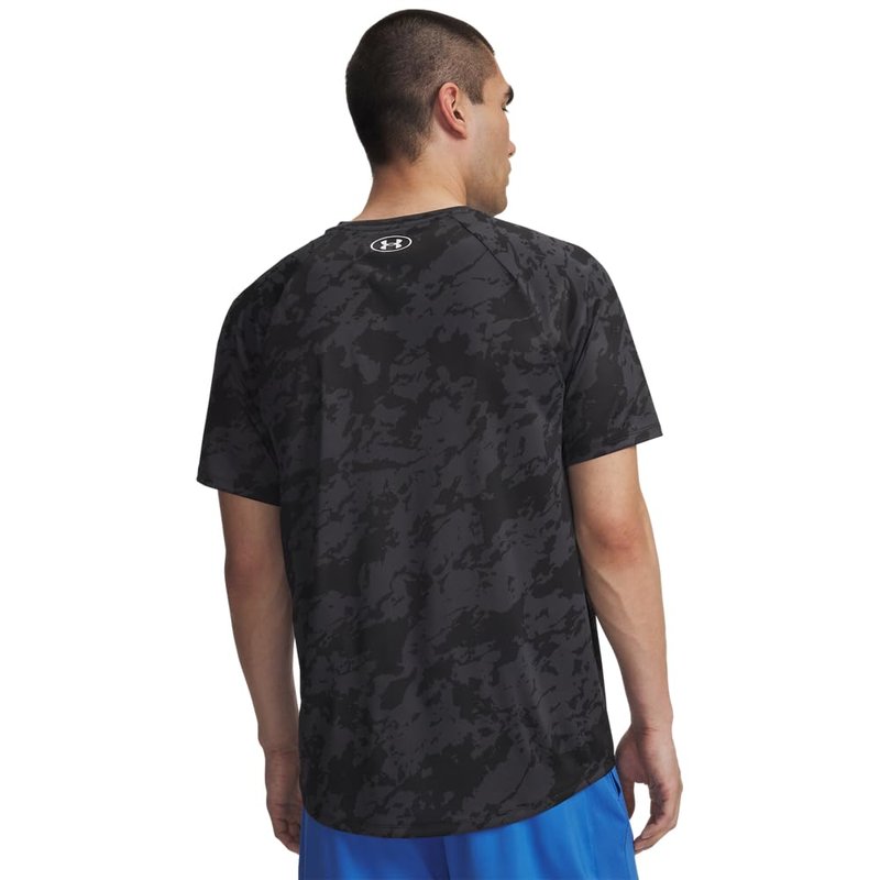 Under Armour Men's Tech 2.0 Short-Sleeve T-Shirt , Lichen Blue (424)/Black, Medium