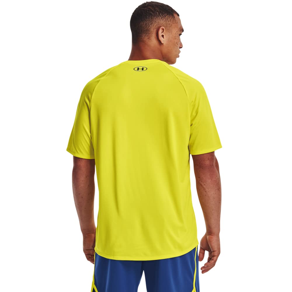 Under Armour Men's Tech 2.0 Short-Sleeve T-Shirt, (799) Starfruit / / Black, Small