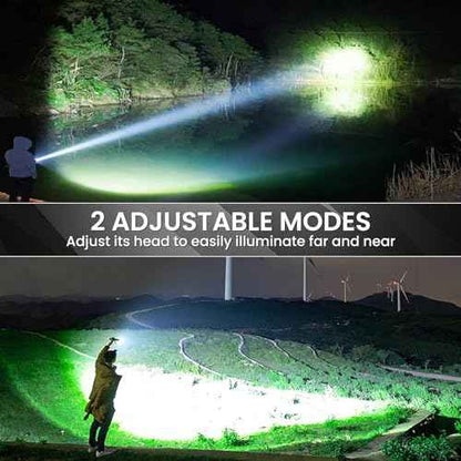 Rechargeable Flashlight 99000 High Lumens, Super Bright LED Flashlight with 7 Modes, Waterproof Powerful Flash Light for Camping, Home, Emerge¡ûcies (Black)