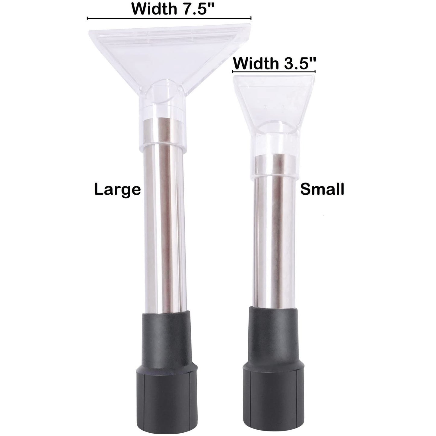 RosyOcean Shop Vac Extractor Attachment for Upholstery & Carpet Cleaning Accessory Hand Wand with Viewing Head Auto Detailing Vacuum Head Hand Tool for Truck Mount & portable Extractor Vacuum Cleaner