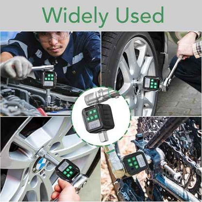 Digital Torque Wrench Adapter Set 1/2" Drive,Electric Wrenches,Snap on Digital Inch Pound Torque Wrench,1/4",3/8" Torque Adapter for Car,Motorcycle & Automotive (12.54-250.8 ft-lb/17-340 Nm)