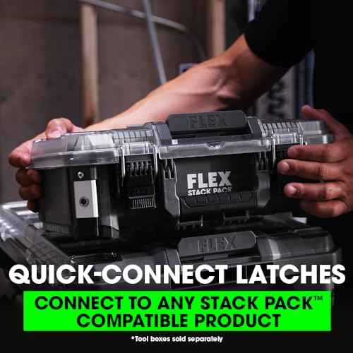FLEX STACK PACK Storage System Compact Organizer Box - FS1302
