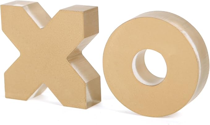 NIKKY HOME Acrylic Tic Tac Toe Wood Board Game Classic Coffee Table Decor Decorative Wooden Travel Game for Family Gold