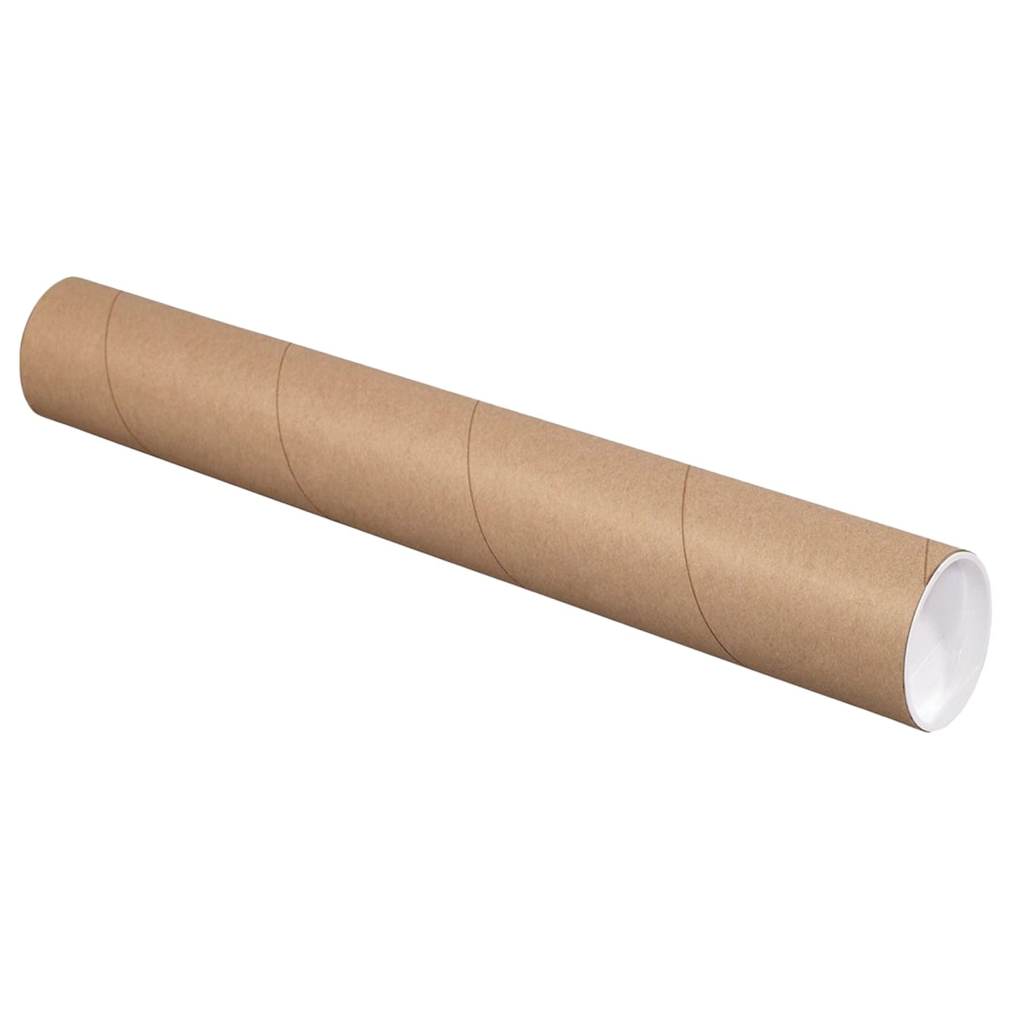 Aviditi BOX USA BOX USA Mailing Tubes, 3" W x 16" H, 24-Pack - Round Corrugated Tubes for Mailing and Storage of Blueprints, Artwork, Crafts, Posters, Long Art Holder