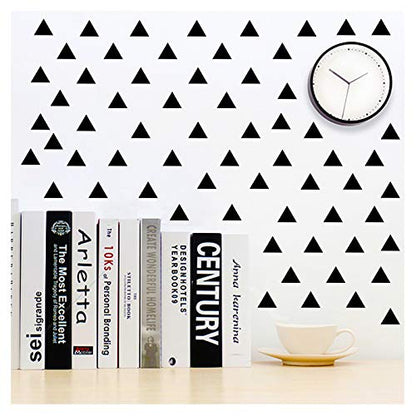 196Pcs Triangle Wall Stickers Decor DIY Wall Decals Sticker Murals Decoration and Art Decor for Home Living Room/Bedroom/Kitchen and Dining Room