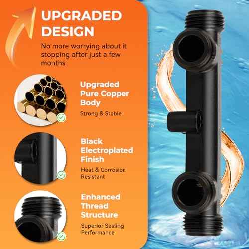 WP596816 Upgraded Brass Sensor Valve with Black Coating for Hot Water Recirculating Pump Systems. Replaces 367010, 595926, 500800, 500805. Includes 2¡¿12" lines, 2¡¿1/2" FTP-3/8" MPT fittings, 2 screws.