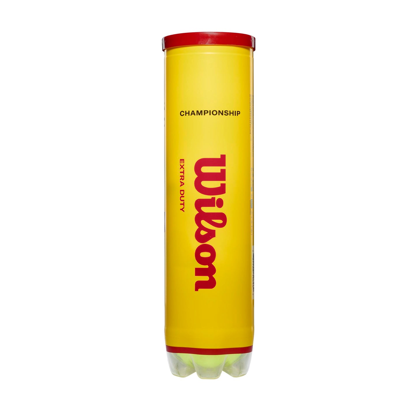 WILSON Championship Tennis Balls - Extra Duty, Single Can (4 Balls)