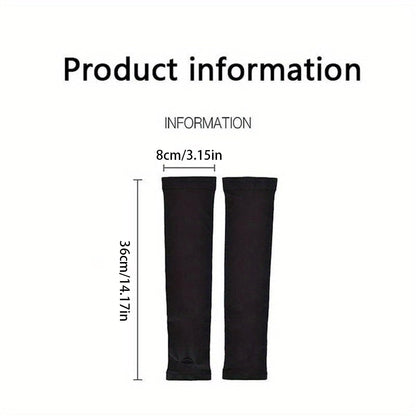 1PAIRS Arm Sleeves for Thumb Men Women, UV Sun Protection Compression Tattoo Sleeve Cover Up for Basketball Volleyball