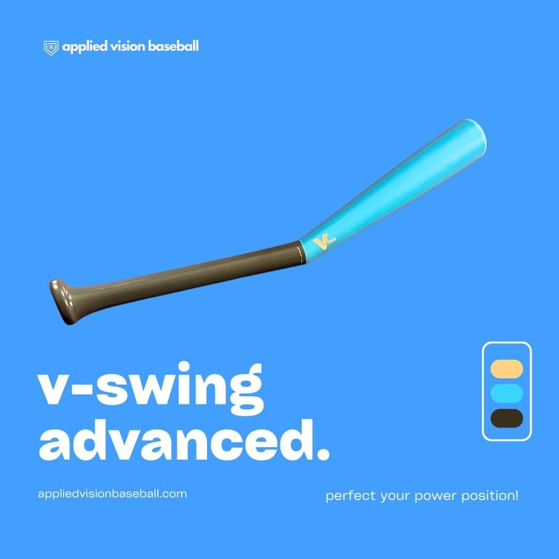 Baseball & Softball Swing Trainer - Applied Vision Sports V-Swing Batting Aid for Improved Performance