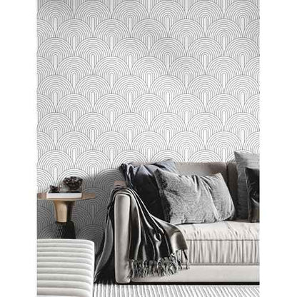 Floralplus Peel and Stick Modern Wallpaper Black Contact Paper for Shelf Liner Kitchen Renter Friendly Wallpaper for Bathroom Vinyl Textured Contact Paper for Home Decor 17.7 x 118 in